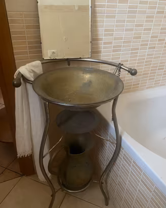 Portacatino in ottone