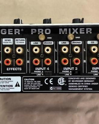 mixer Behringer DJX700
