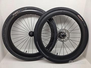 Coppia Ruote in fibra di carbonio 20"per Bmx Race