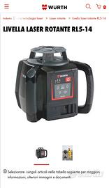 LIVELLA LASER ROTANTE RL5-14