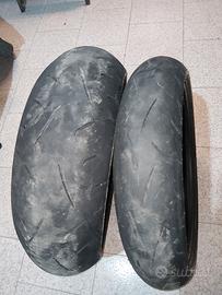 pneumatici moto  dunlop 180/55 120/70