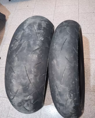 pneumatici moto  dunlop 180/55 120/70