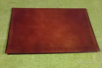 sottomano ribaltabile in cuoio