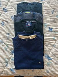 Lotto 4 maglioni uomo XL/XXL – incluso Burberry