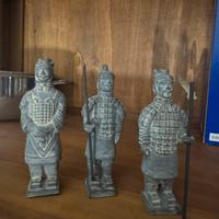 Set 3 guerrieri di terracotta