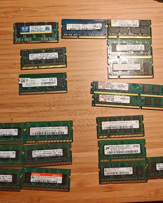 lotto RAM notebook so-dimm
