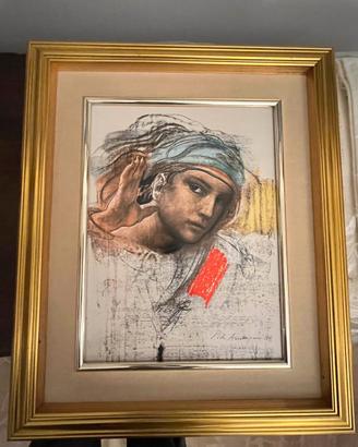 ANNIGONI Pietro - "Obbedienza" - serilitografia