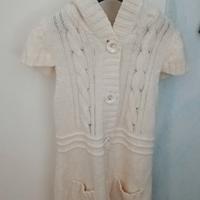 cardigan lungo  unisex manica corta 