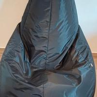 Pouf poltrona sacco gigante XXL Nero + imbottitura