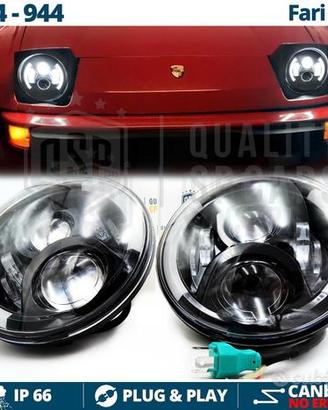 FARI LED 7 Pollici PER Porsche 924 944 Angel Eyes