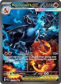 Carta Pokemon di Mega Chatizard X EX