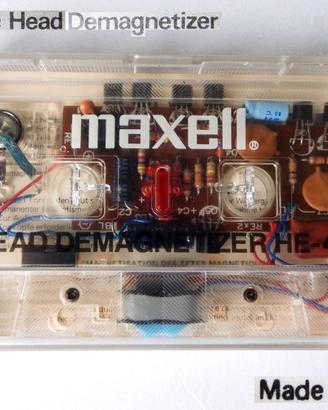 Vintage 1980 Cassetta Smagnetizzatrice Maxell RARA