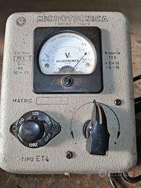 Strumento da banco d'epoca Microtecnica Torino 