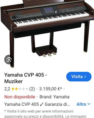 Yamaha clavinova cvp 405