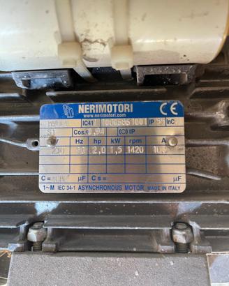 Motore elettrico 1,5 KW