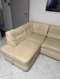 Divano Letto in pelle
