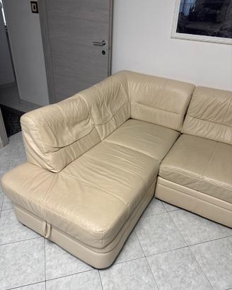 Divano Letto in pelle