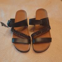 ciabatte estive nere - n.38 -(778e)