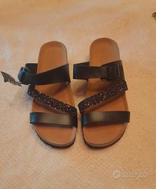 ciabatte estive nere - n.38 -(778e)