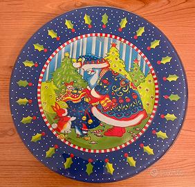 Piatto di Natale nuovo senza scatola 33 cm