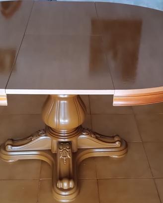 Tavolo allungabile in legno di ciliegio