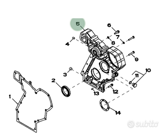 JOHN DEERE - R502082 - COP. DISTRIBUZIONE