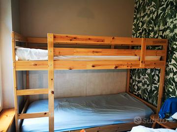 letto a castello ikea MYDAL 
