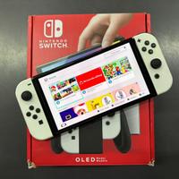 Nintendo Switch OLED bianca + Accessori + Giochi