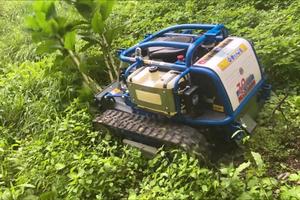 Robot Sfalciatutto Cingolato Radiocomandato GPS