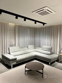 Divano Angolare in VERA PELLE Scontato