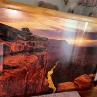 Quadro Grand Canyon con cornice dipinta