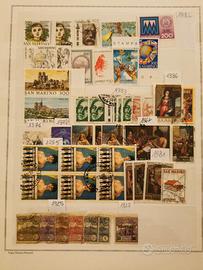 francobolli San Marino