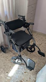 Deambulatore Rollator 2 in 1