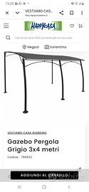 Gazebo nuovo ancora imballato