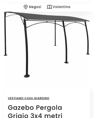 Gazebo nuovo ancora imballato