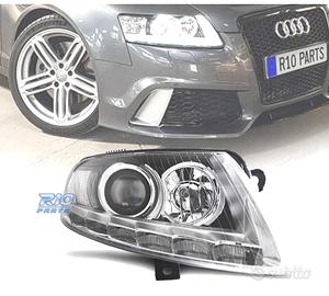FARI AUDI A6 C6 04-08 XENON LUCE DIURNA LED DRL CR