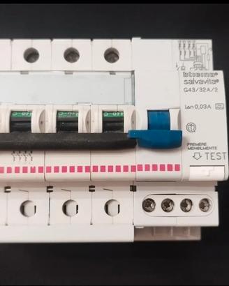 Magnetotermico F84/32 + Salvavita G43/32A/2