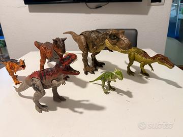 6 Dinosauri Mattel Jurassic Park Tyrannosaurus Rex