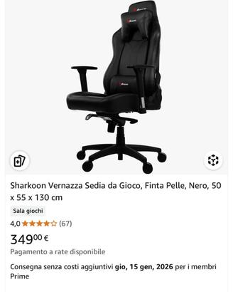 Sedia da gioco / ufficio