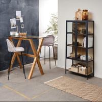 Tavolo da bar in vetro