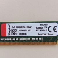 moduli RAM Kingston DDR3 4gb