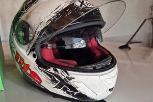 2 caschi moto+sacca