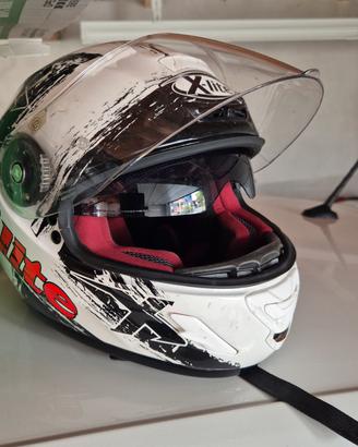 2 caschi moto+sacca