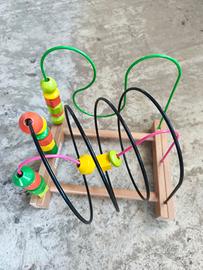 Lotto giochi in legno per motricità bambini