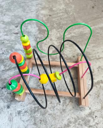 Lotto giochi in legno per motricità bambini