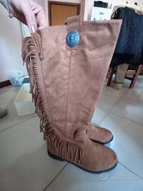 stivali lunghe con frange Fashion