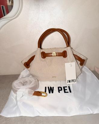 Borsa Jw Pei Hana tela marrone nuova