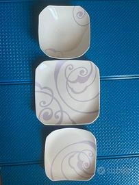 Servito Domino Fine Bone China 8 posti