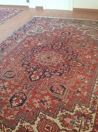 Grande tappeto Heriz antico