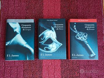 Trilogia libri 50 Sfumature 